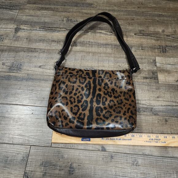 Leopard print Relic purse handbag pockets good condition E - Picture 3 of 7